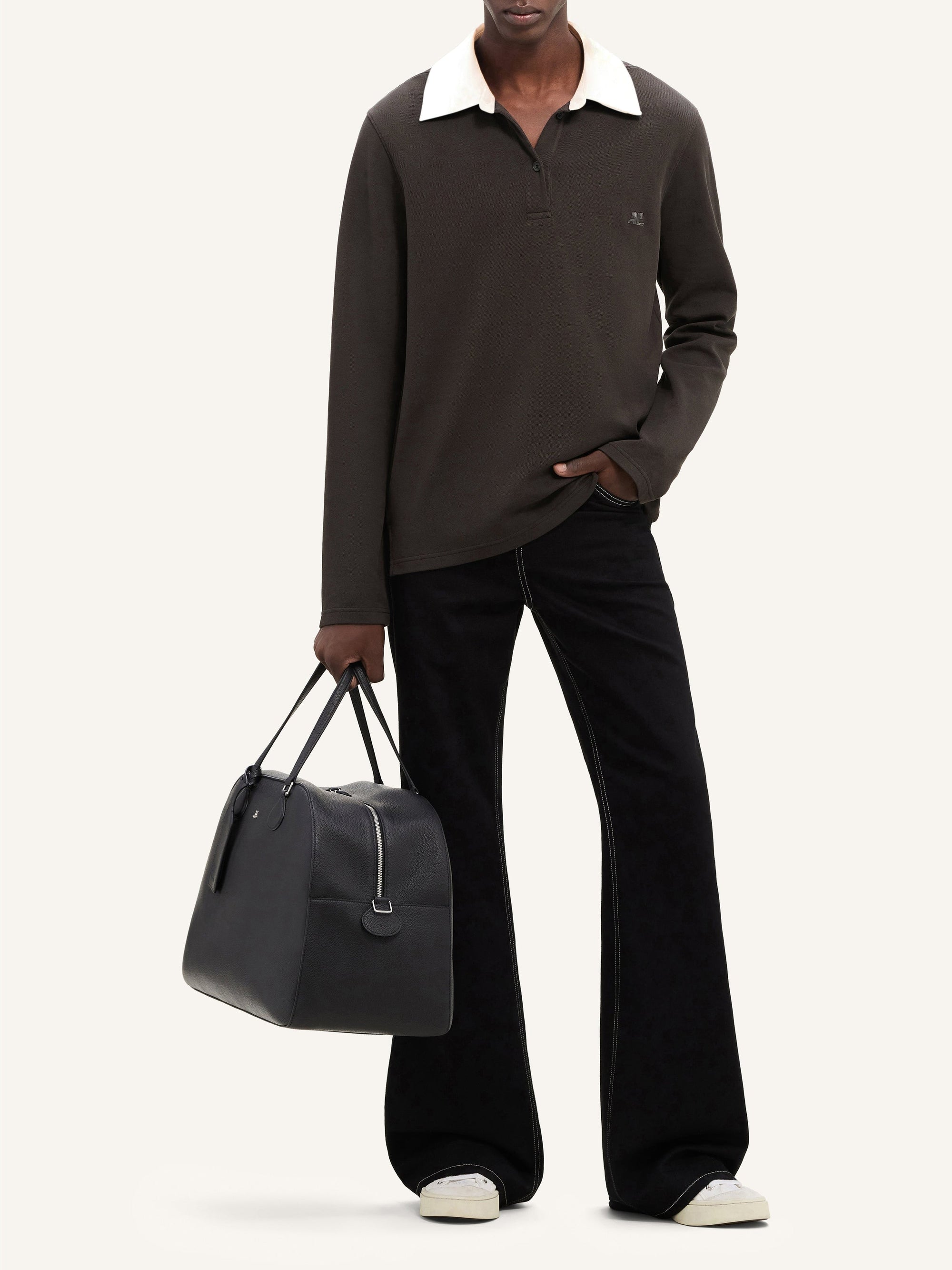 Ac cotton Polo - Mud Brown