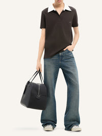Ac cotton Polo - Mud Brown