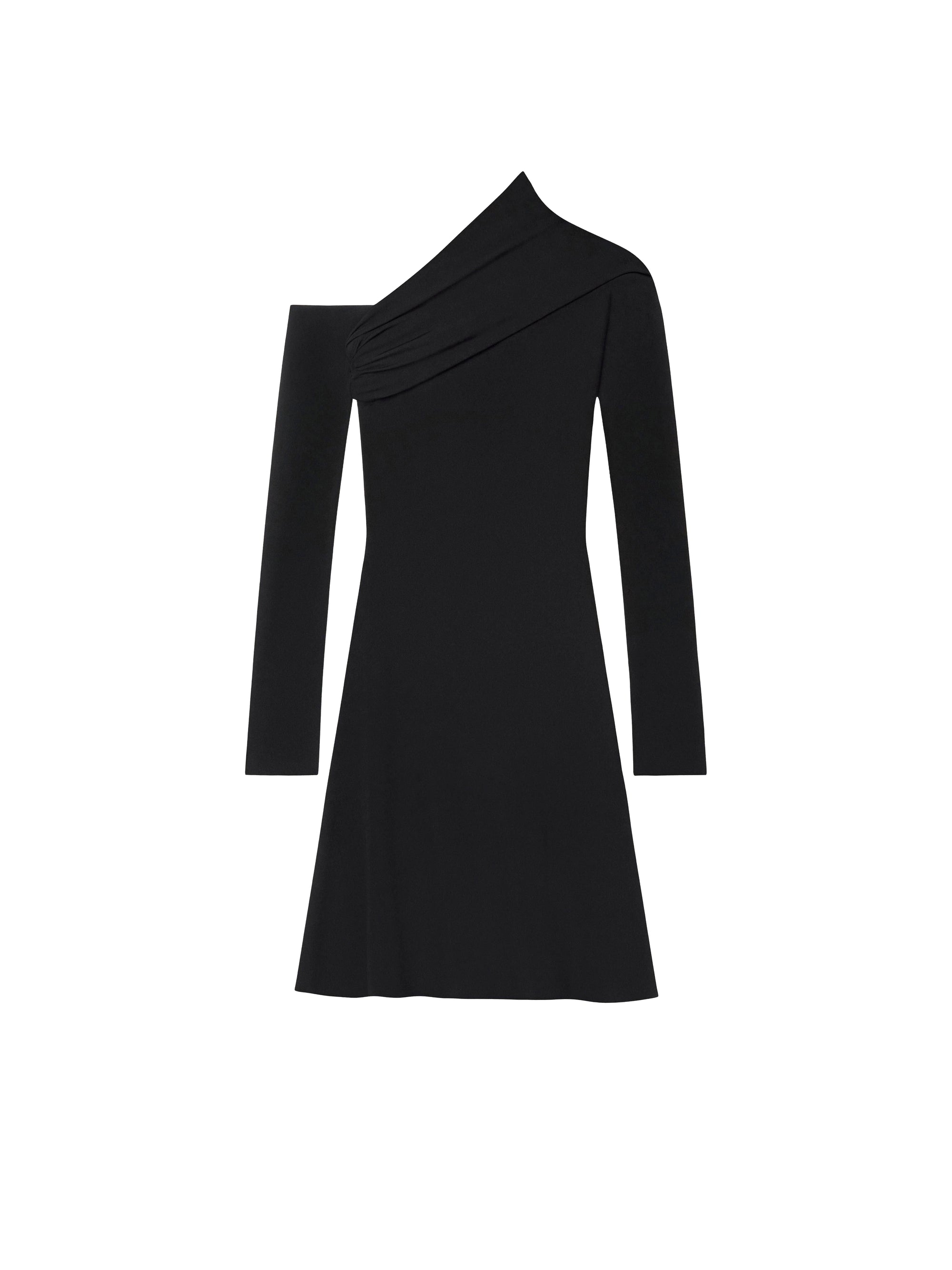 Twist mini jersey Dress - Black