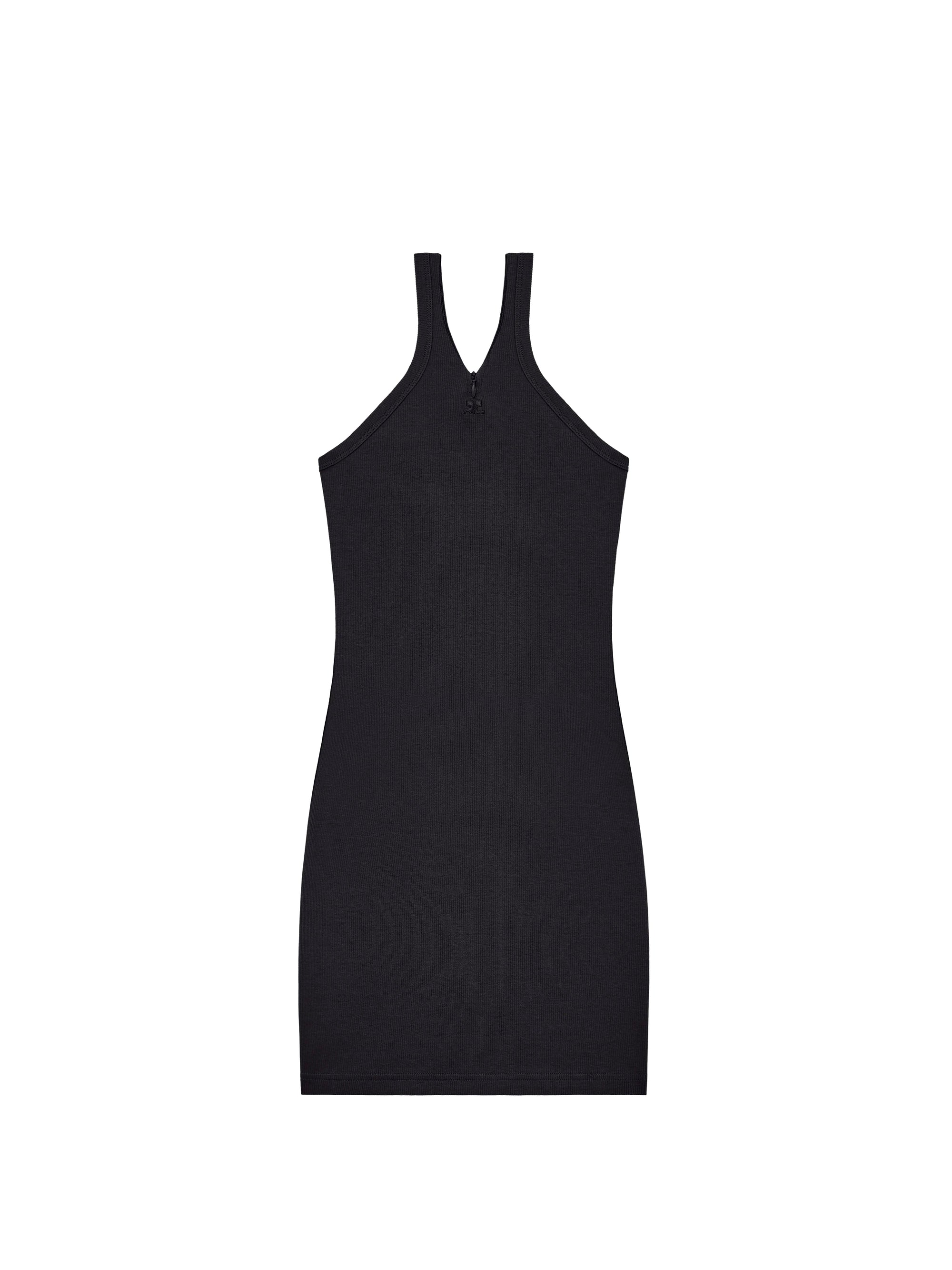 Criss cross 90's mini Dress - Black