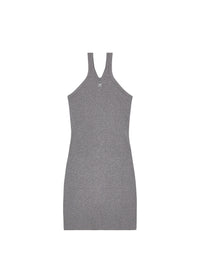 Criss cross 90's mini Dress - Dark Heather Grey