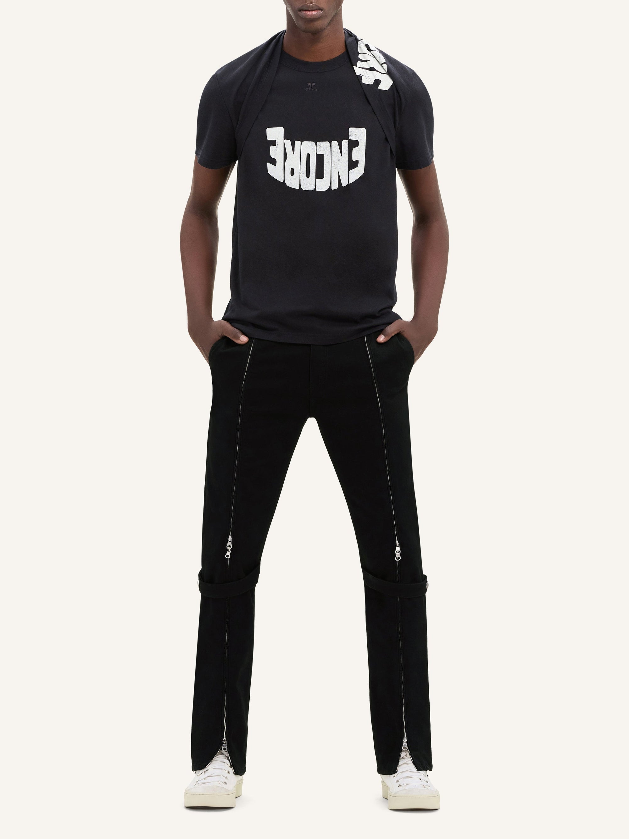 Encore T-Shirt - Black & Natural