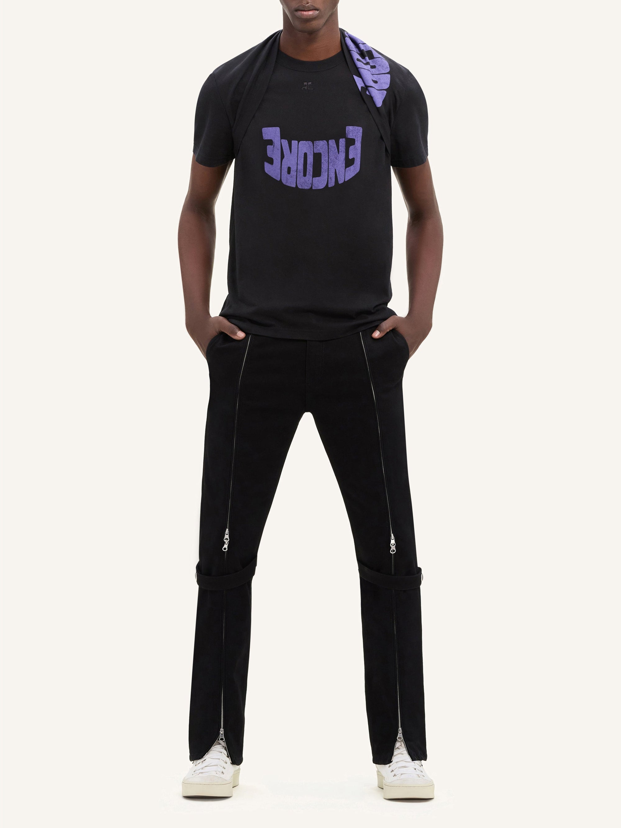 Encore T-Shirt - Black & Purple