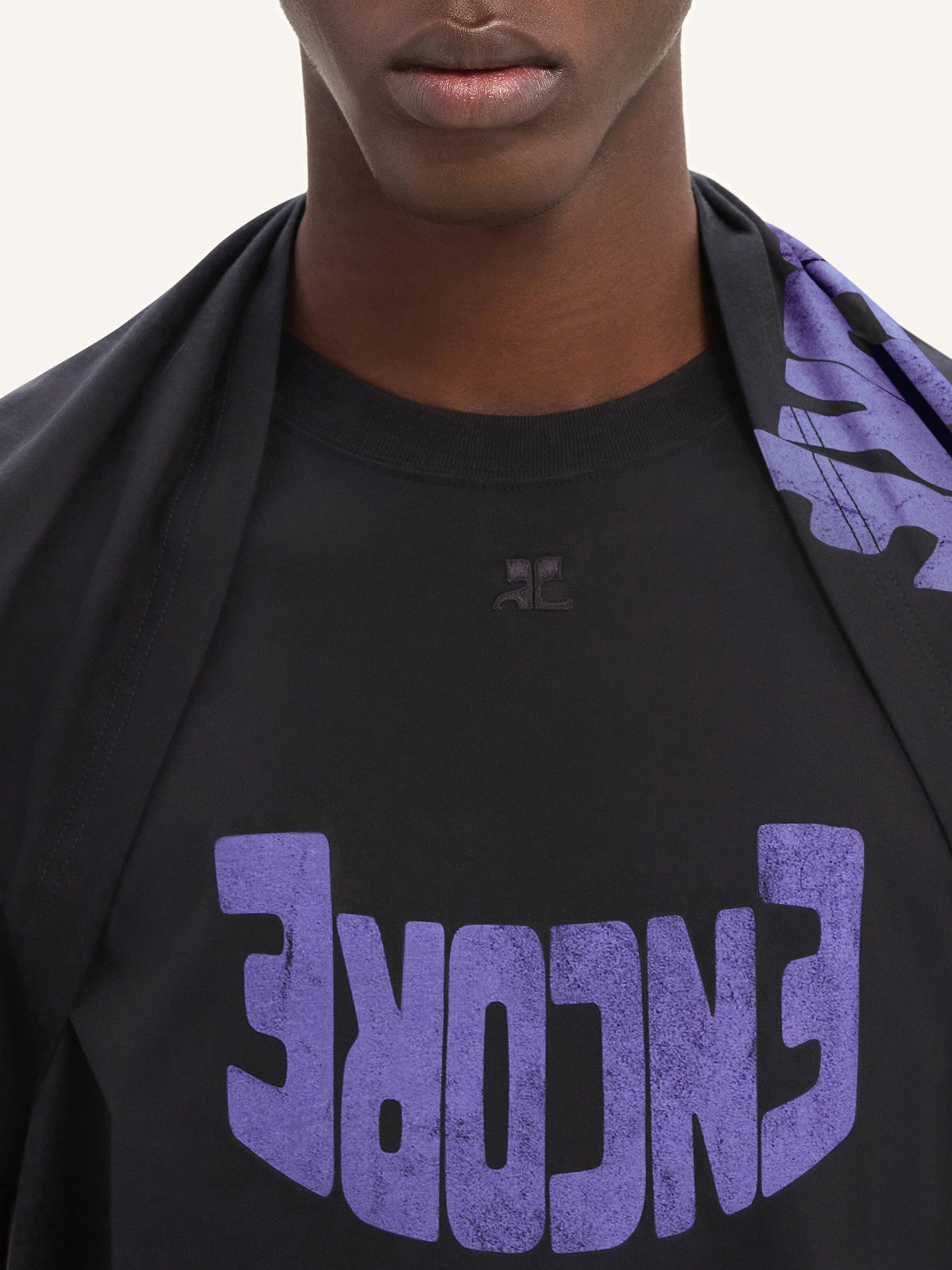 Encore T-Shirt - Black & Purple