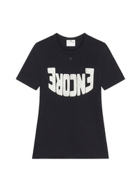 Encore contrast T-Shirt - Black & Natural