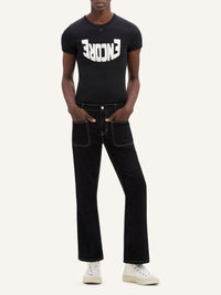 Encore contrast T-Shirt - Black & Natural