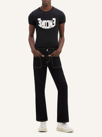 Encore contrast T-Shirt - Black