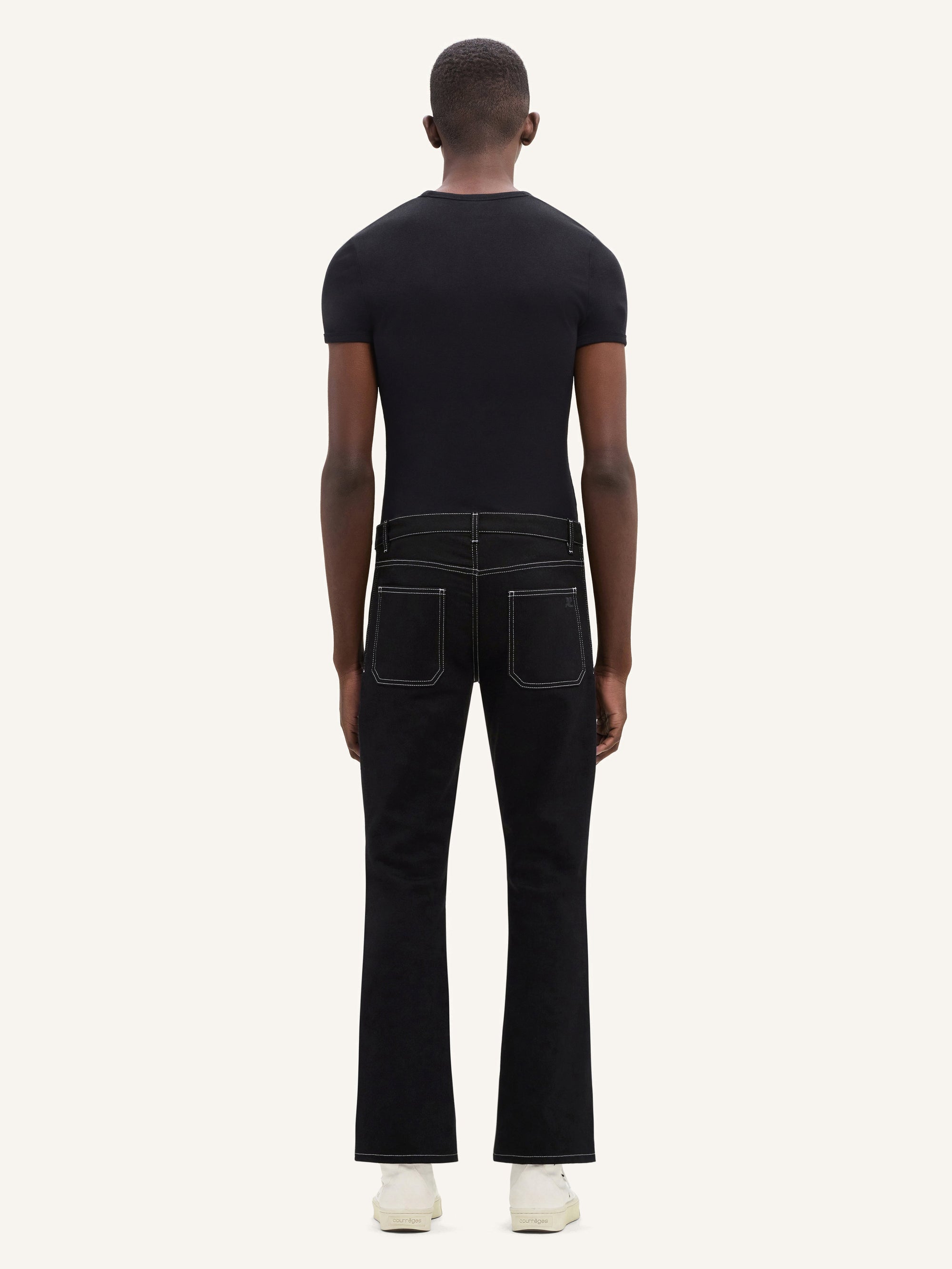 Encore contrast T-Shirt - Black & Natural