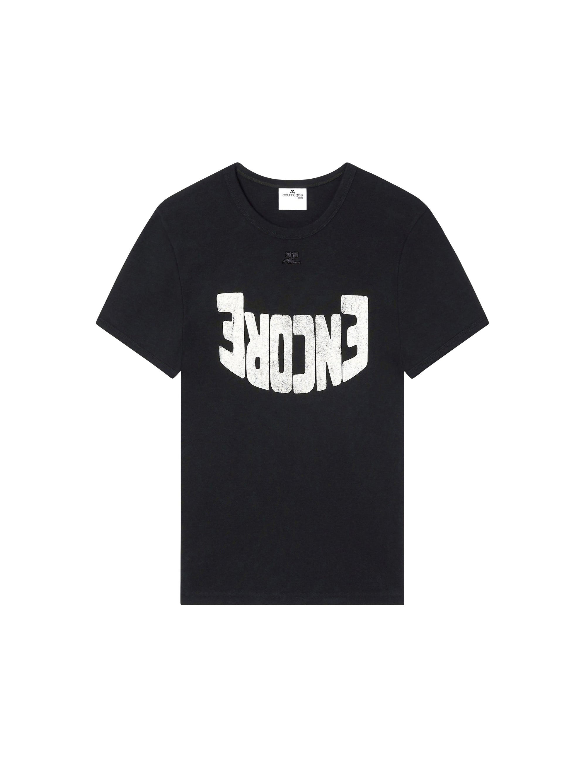 Encore contrast T-Shirt - Black & Natural