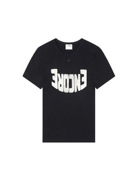 Encore contrast T-Shirt - Black