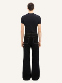 Encore contrast T-Shirt - Black & Purple