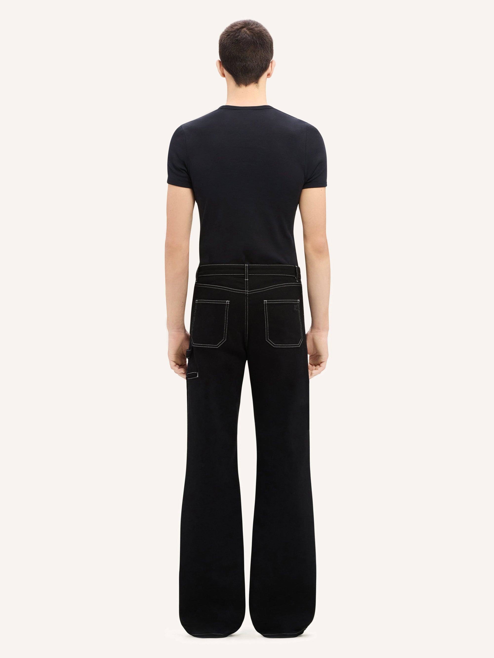 Encore contrast T-Shirt - Black & Purple