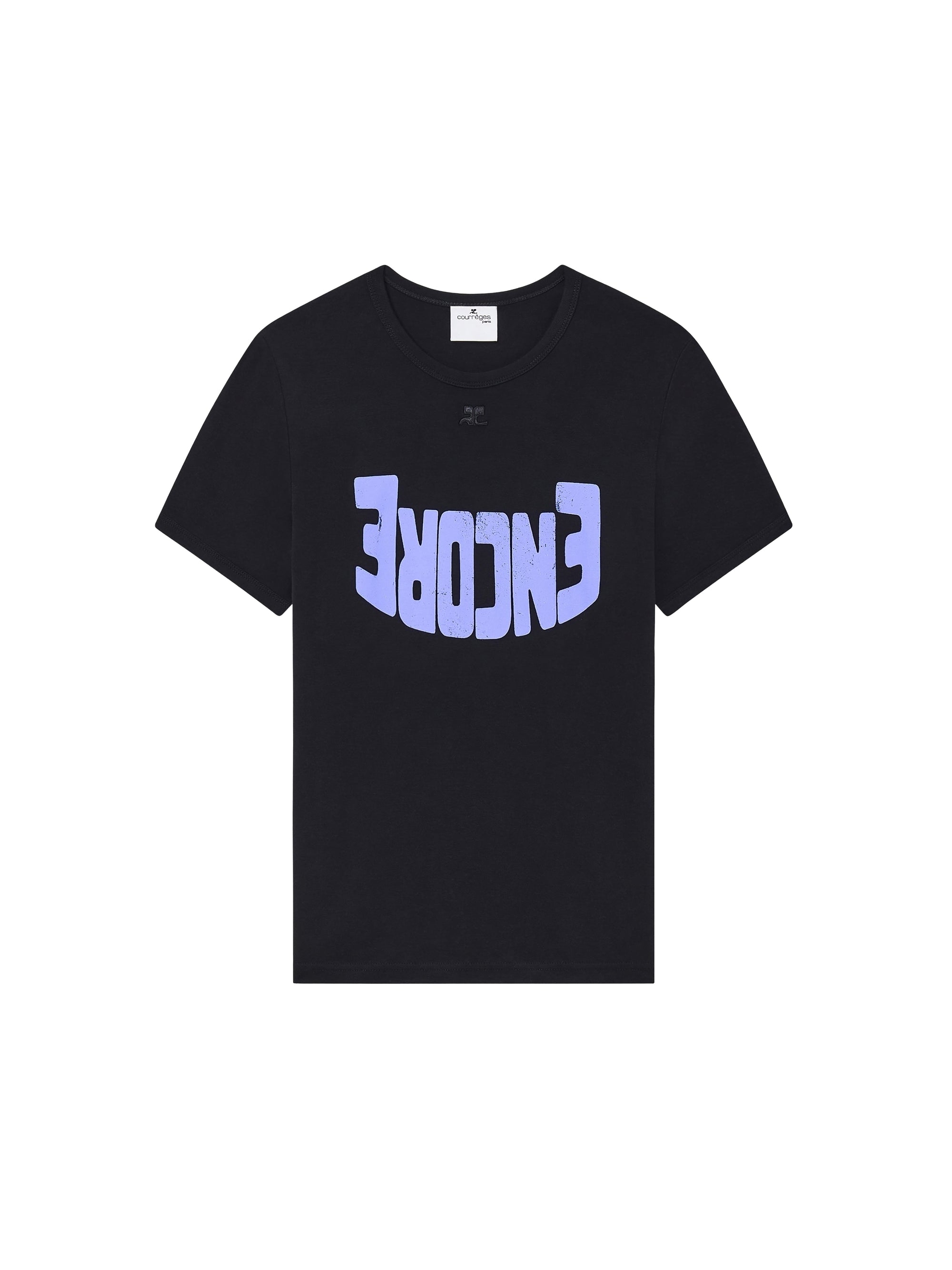 Encore contrast T-shirt - Black