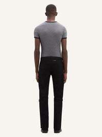 Signature contrast T-Shirt - Dark Grey & Black