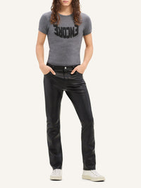 Encore contrast T-Shirt - Dark Grey & Black