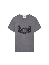 Encore contrast T-Shirt - Dark Grey & Black