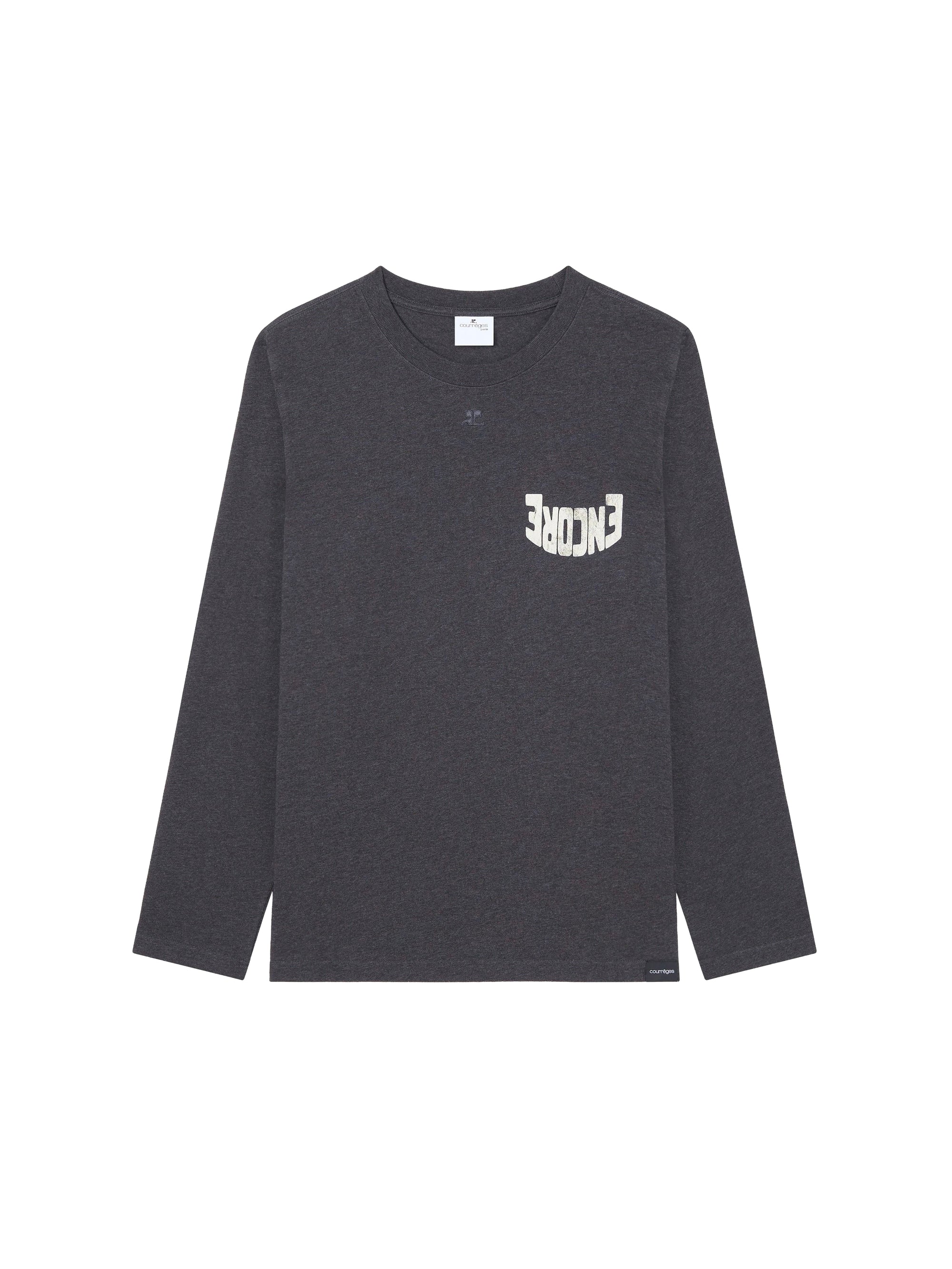 Encore long sleeved T-Shirt - Dark Grey & Natura