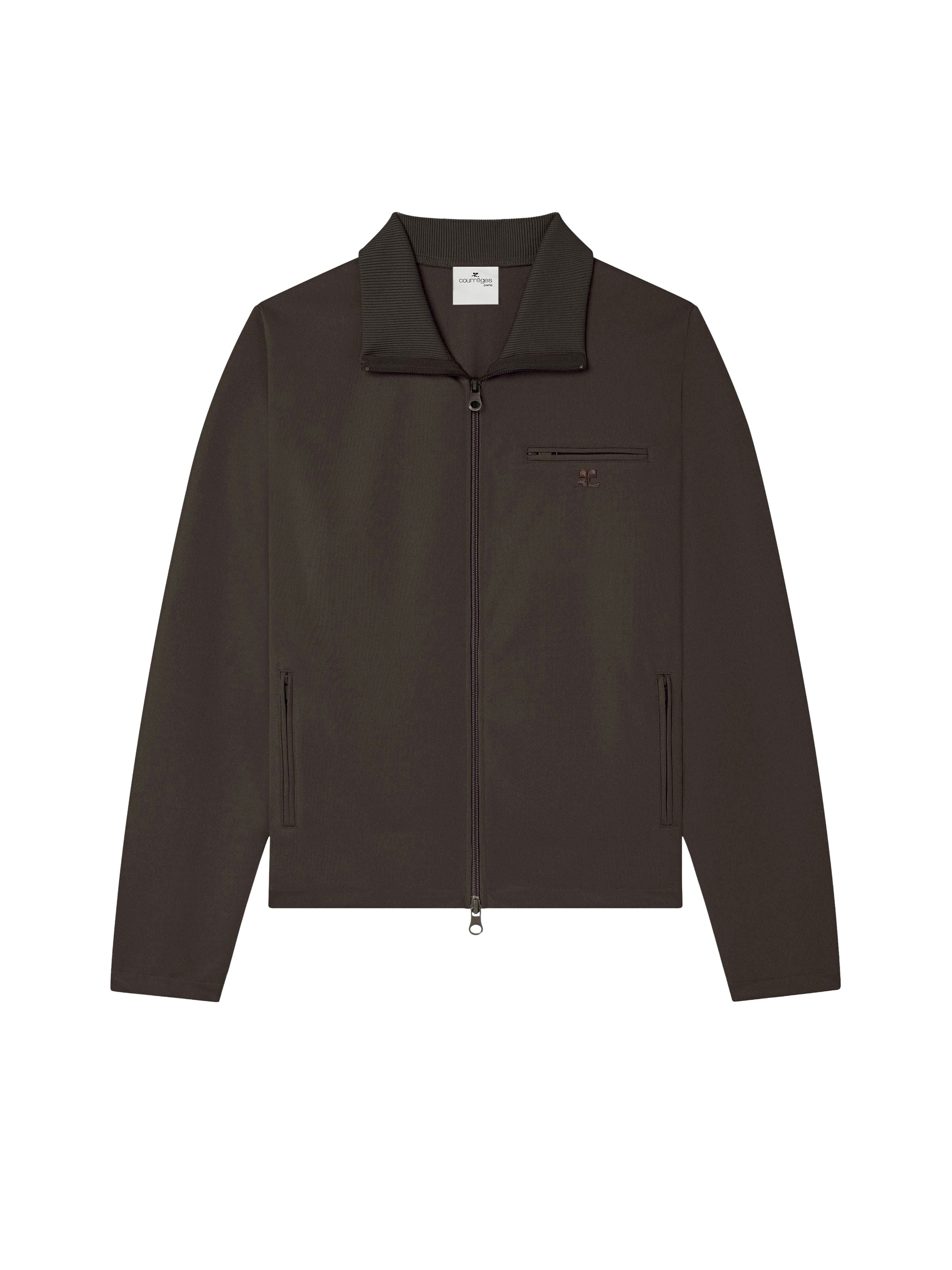 Tracksuit interlock Jacket - Mud Brown