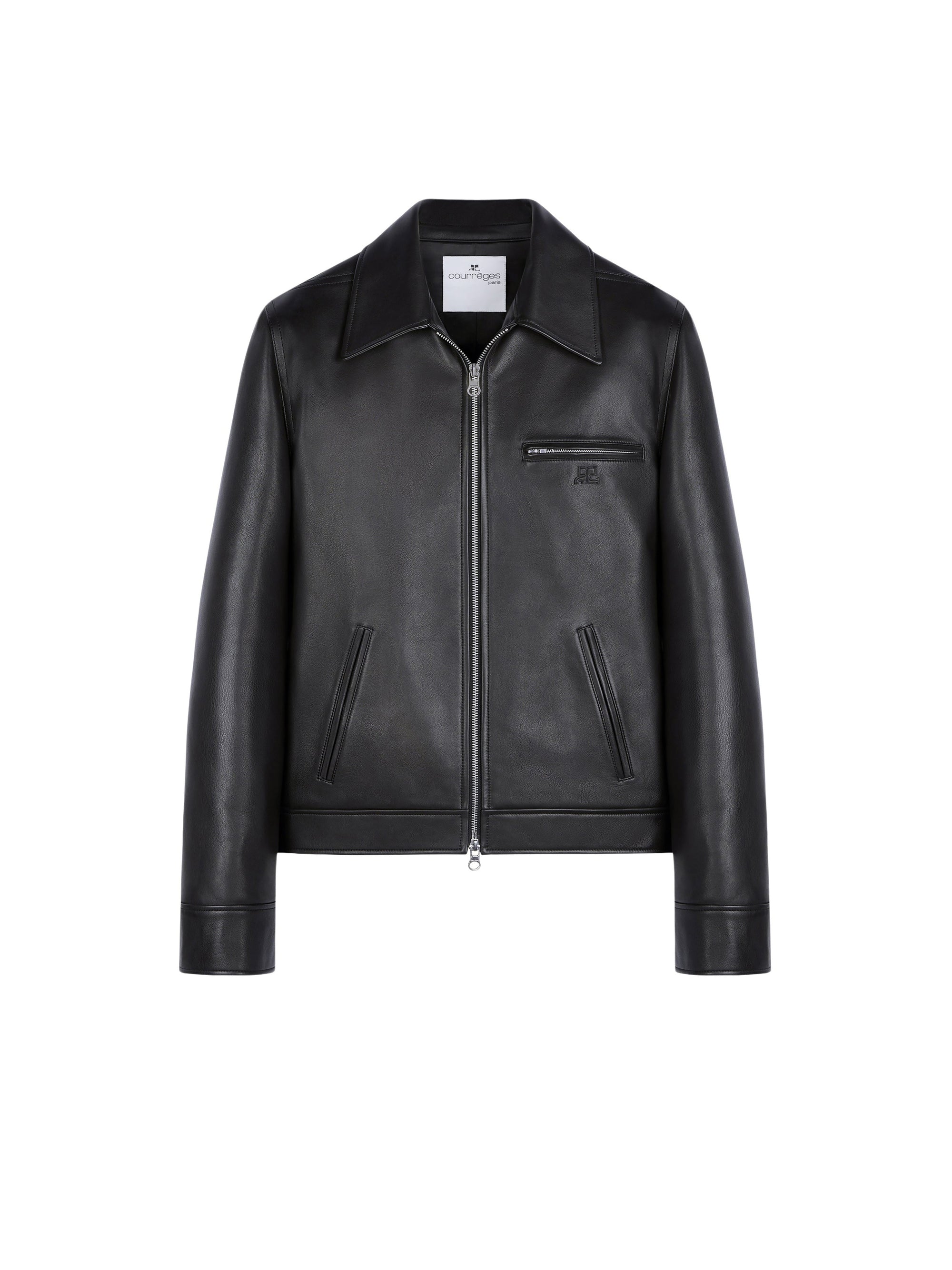 Signature leather Jacket - Black