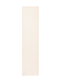 Ac ribbed lambswool Scarf - Natural