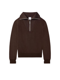 Trucker wool Sweater - Mud Brown