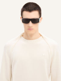 Long sleeves wool Sweater - Natural