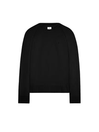 Long sleeves wool Sweater - Black