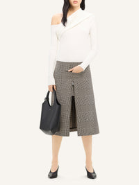 Twist rib knit Sweater - Heritage White
