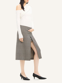 Twist rib knit Sweater - Heritage White