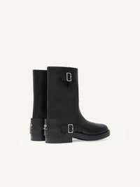 Americana harness leather Boots - Black