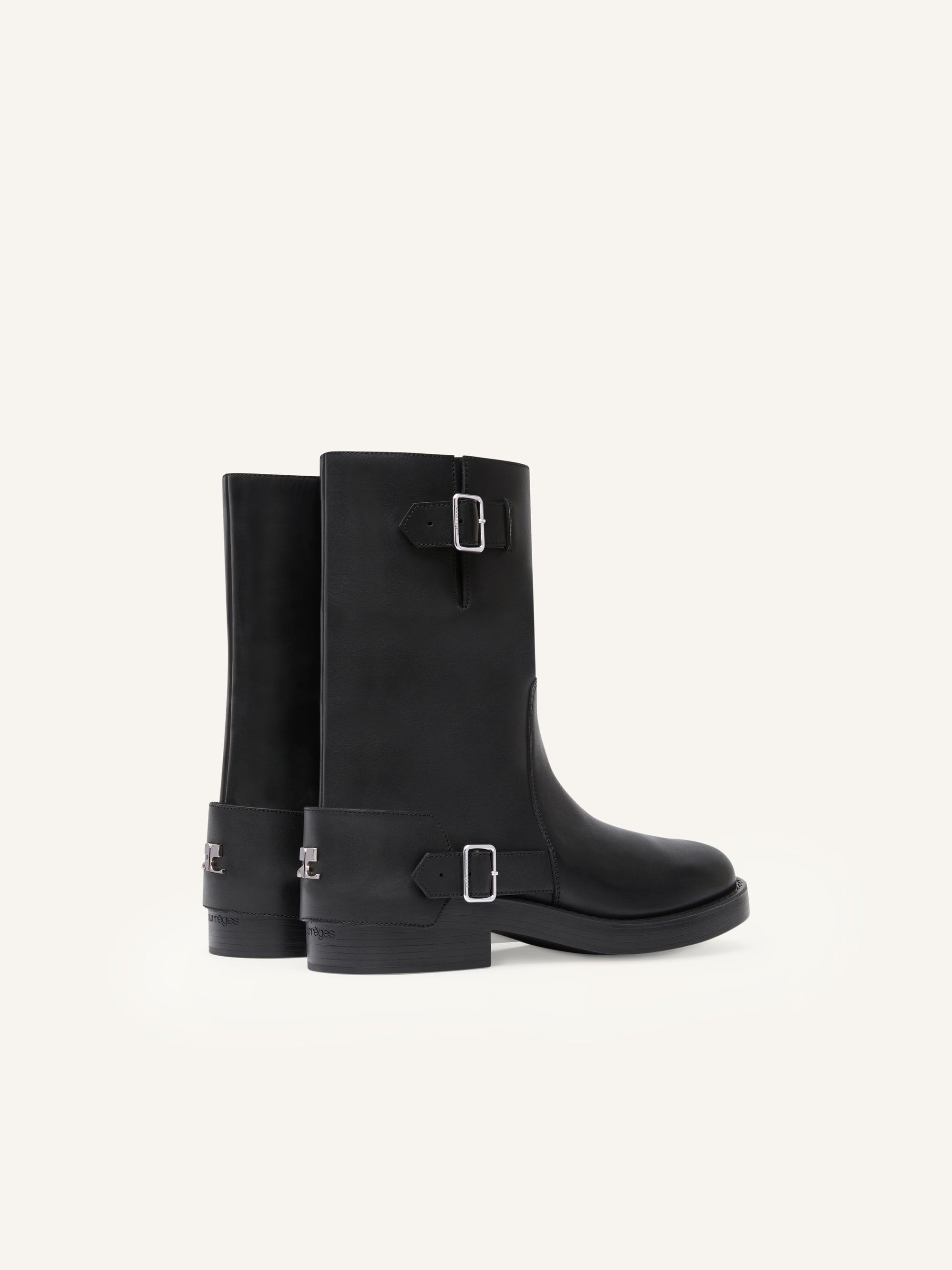 Americana harness leather Boots - Black