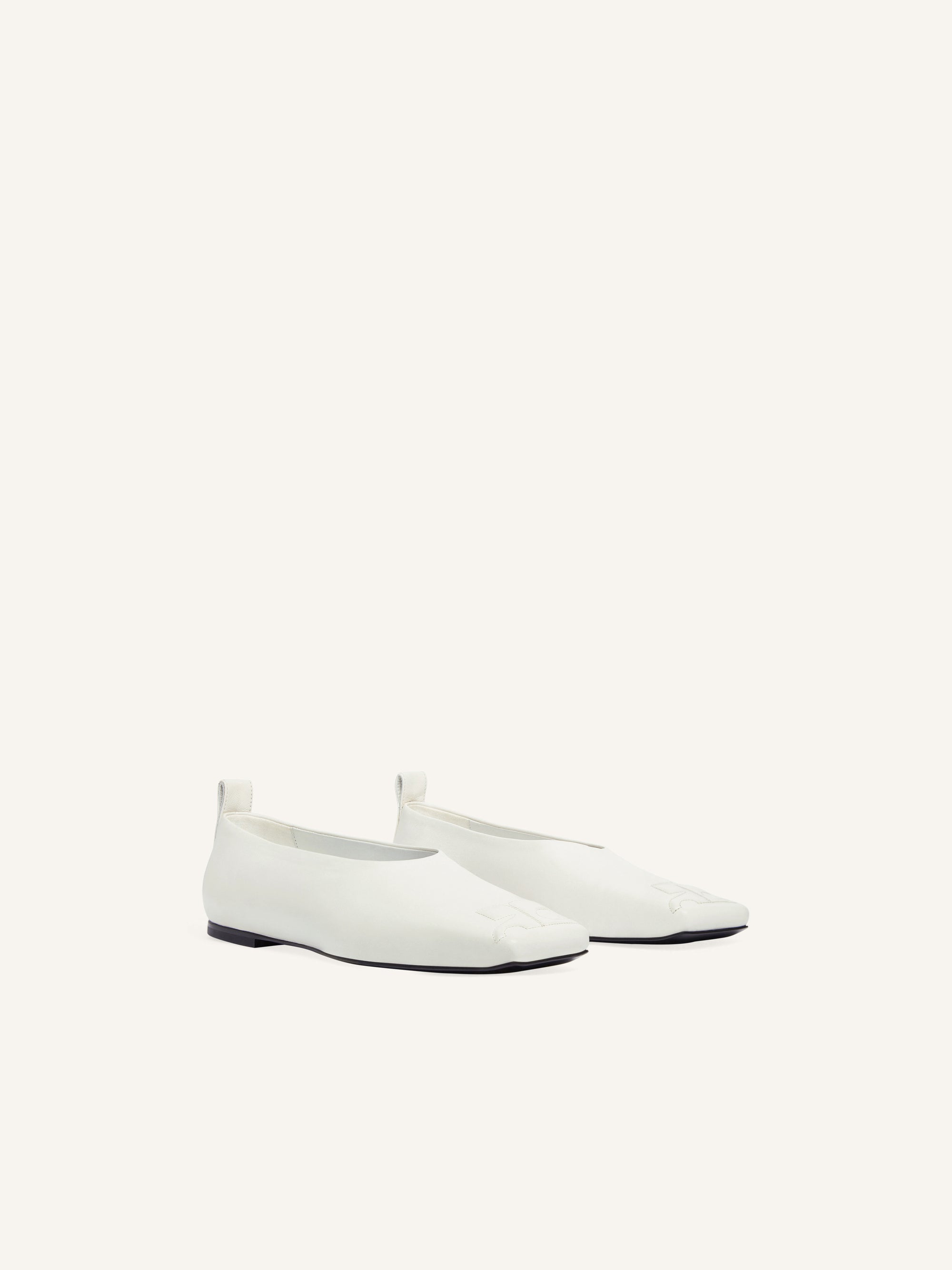 Minimal leather Loafer - Heritage White