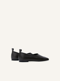 Minimal leather Loafer - Black