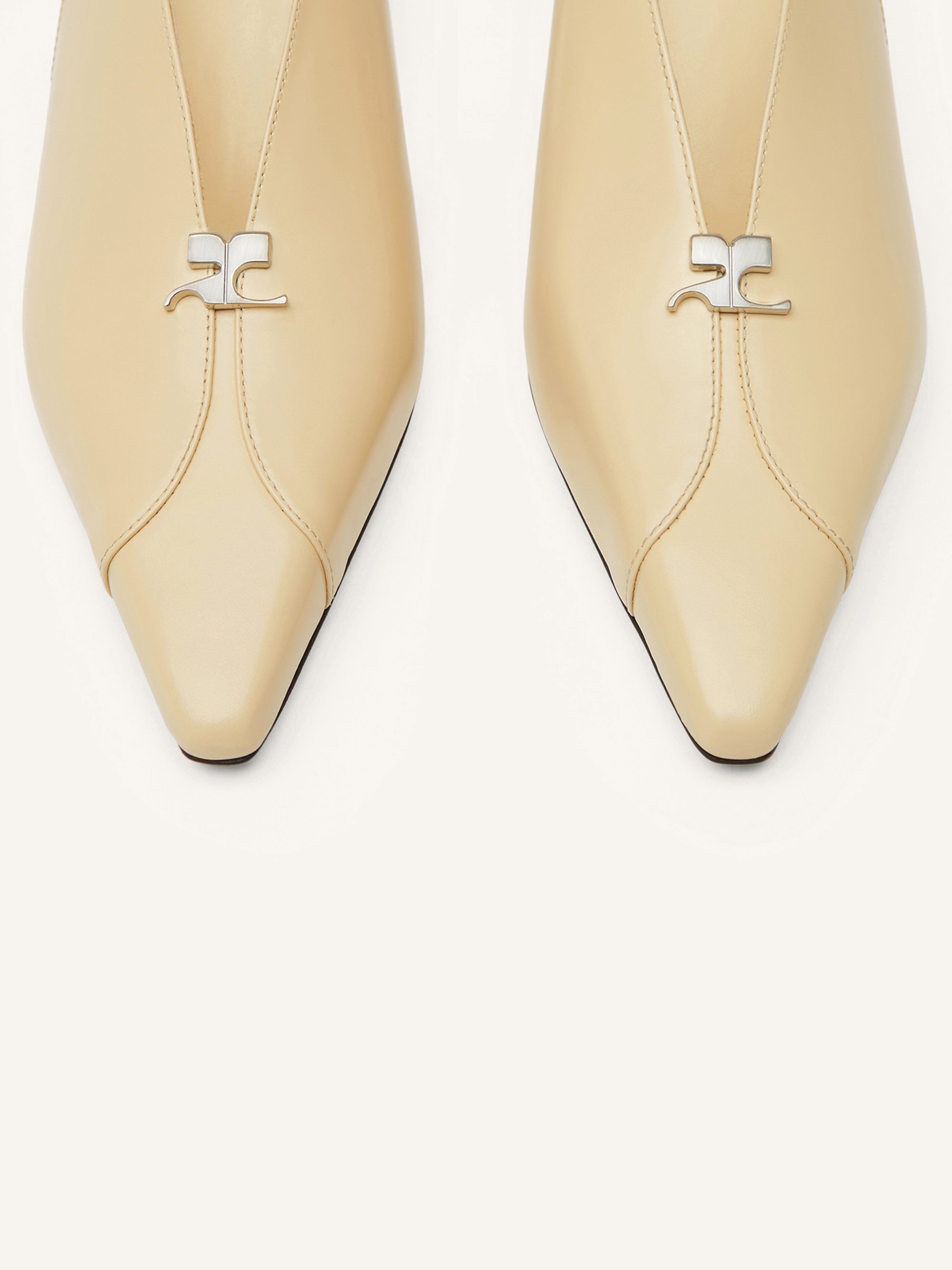 Leather Slingbacks - Soft Butter