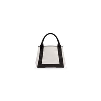 Navy Cabas Small - Natural & Black