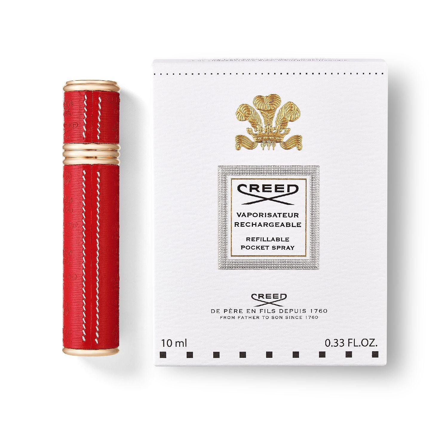 Travel Atomiser - Gold & Red