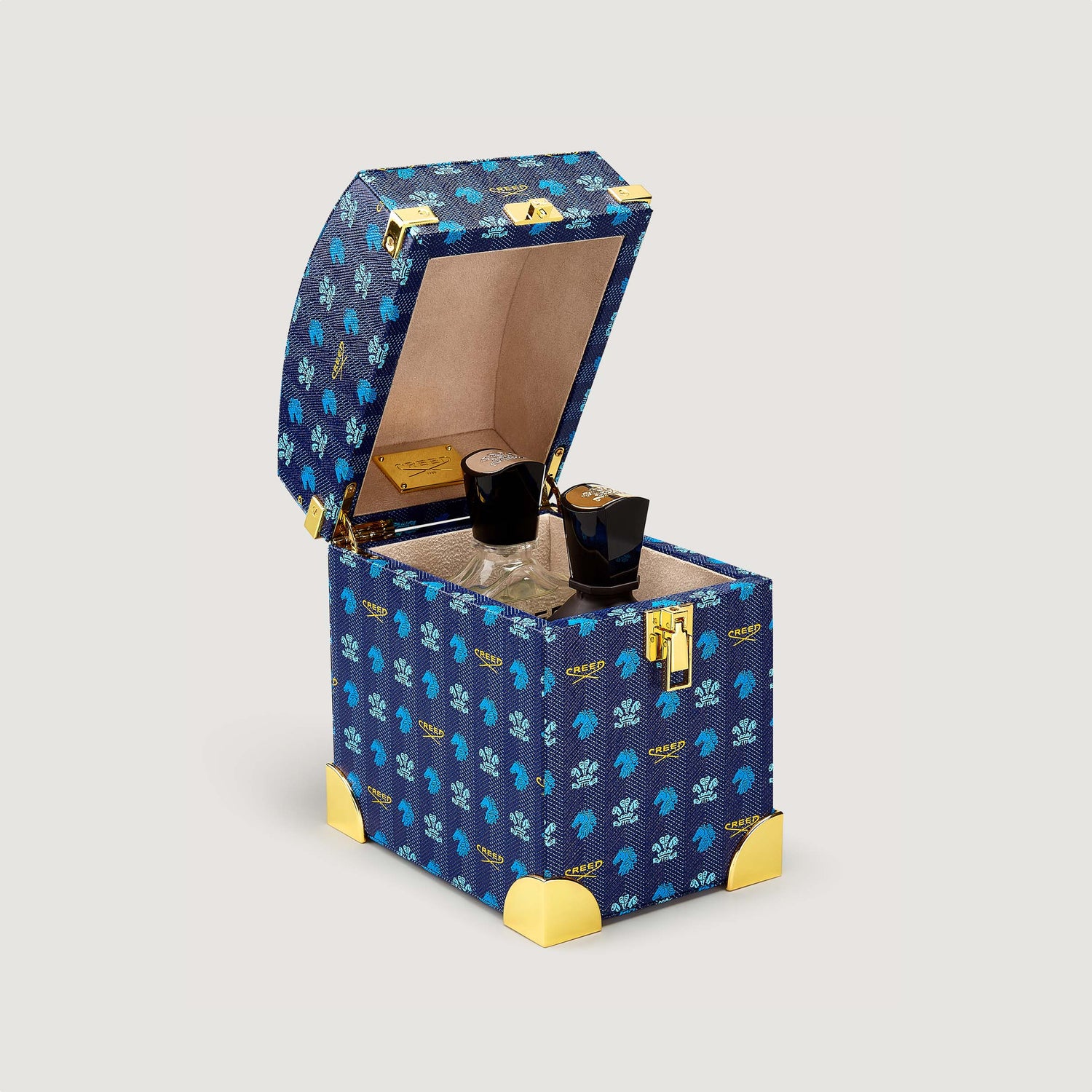 Heritage leather blue Trunk