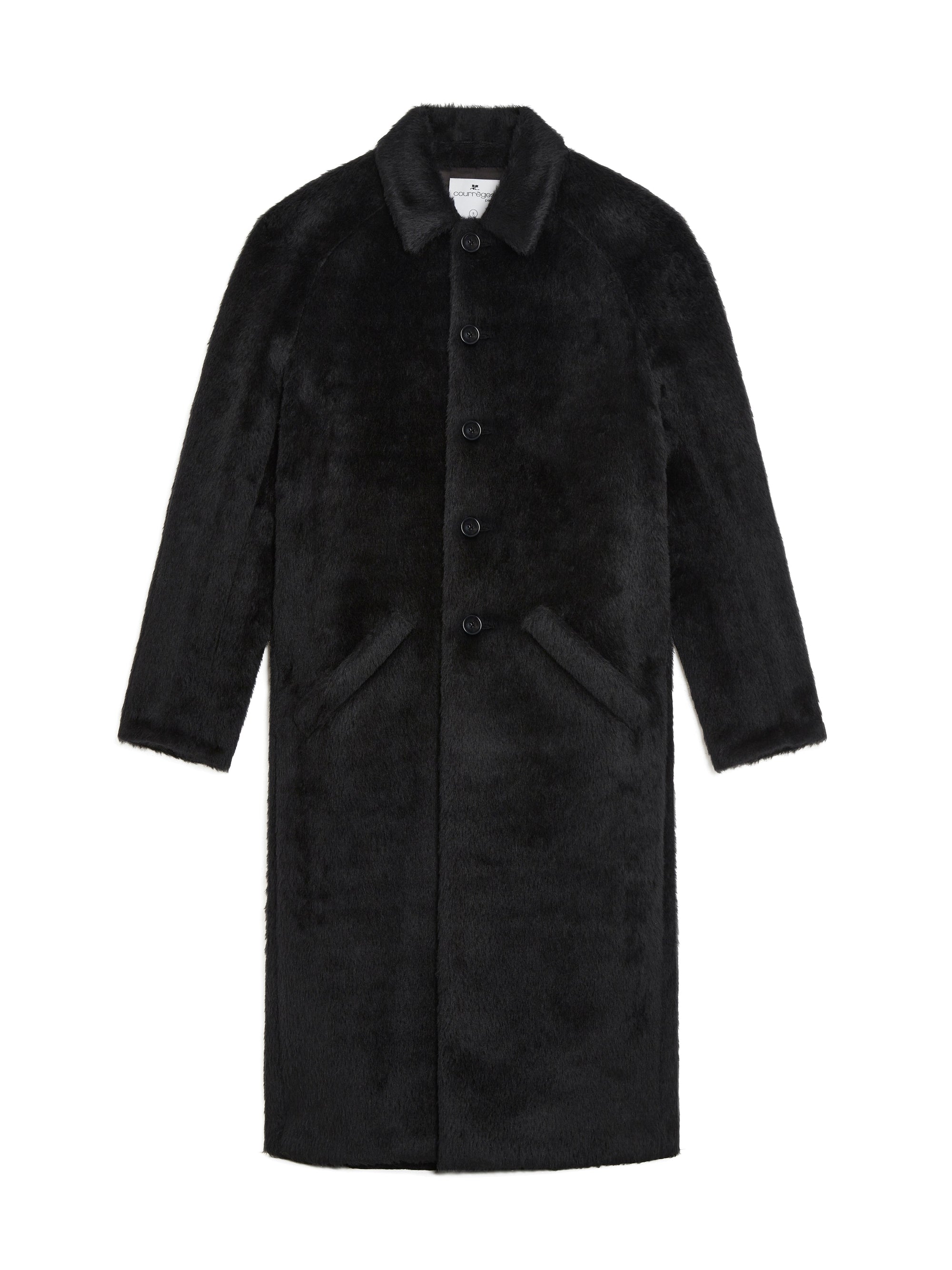 Oversized wool Coat - Black