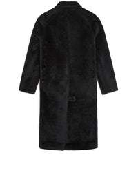 Oversized wool Coat - Black