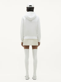 Swallow fleece Hoodie - White