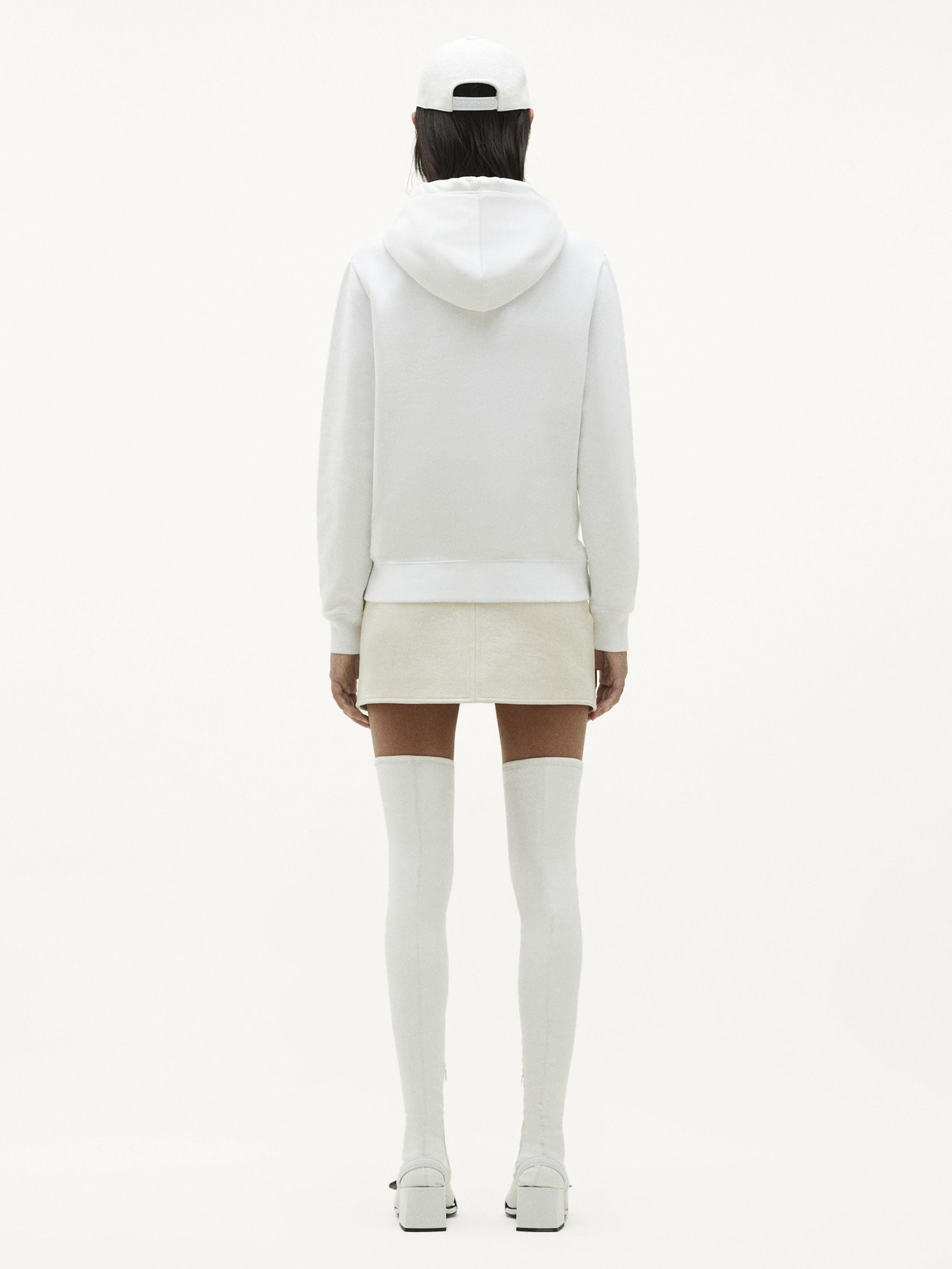 Swallow fleece Hoodie - Heritage White