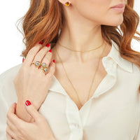 Nuvola Diamond & Rose gold Ring - Rose gold