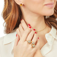 Nuvola Diamond & Rose gold Ring - Rose gold