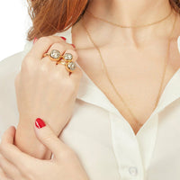 Nuvola Diamond & Rose gold Ring - Rose gold