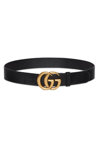 GG Marmont Moon black W.40 Belt - Black