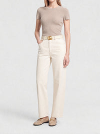 GG white W.40 Belt - White