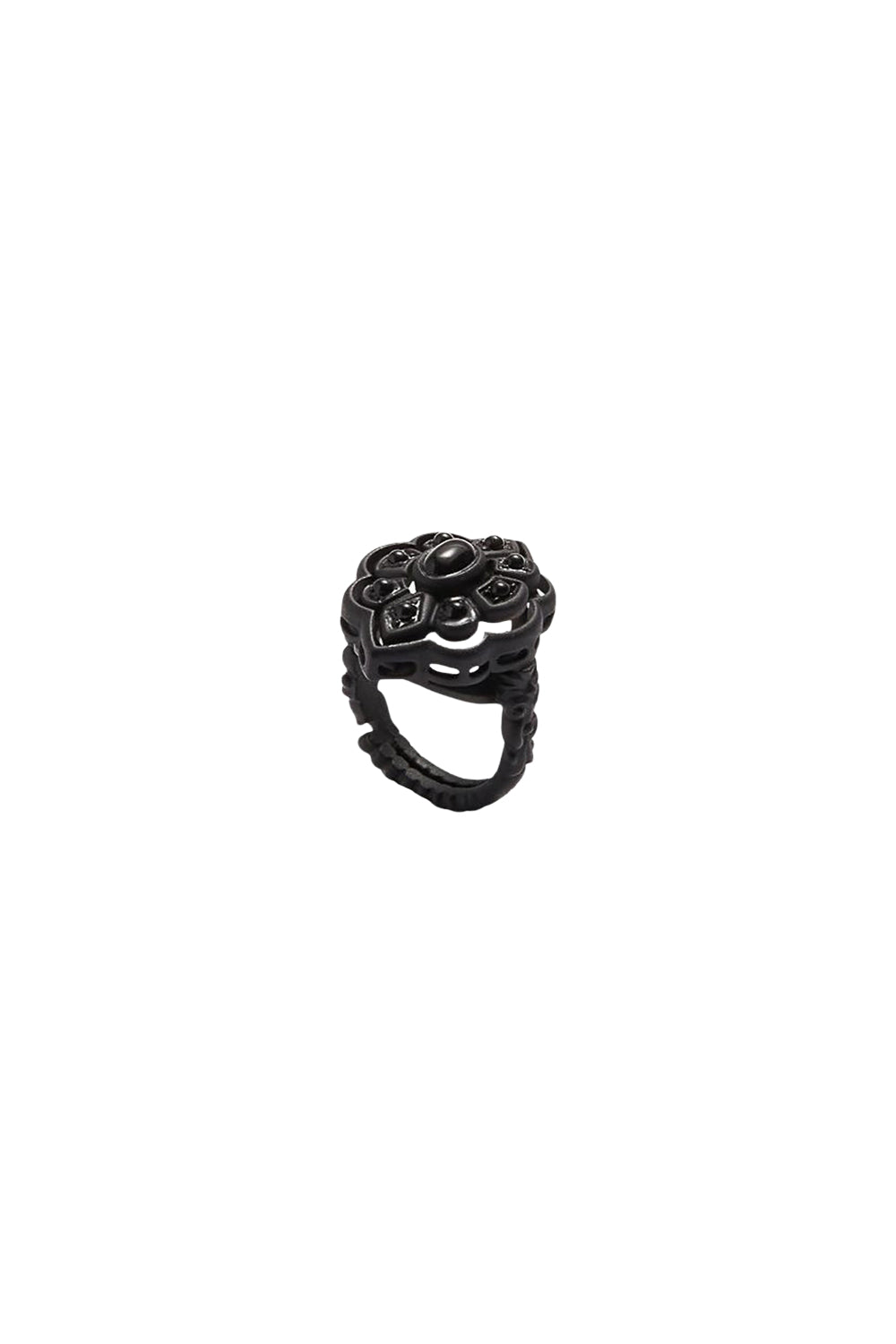 Pincushion black Ring - Black