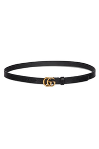 GG Marmont Moon black W.20 Belt - Black