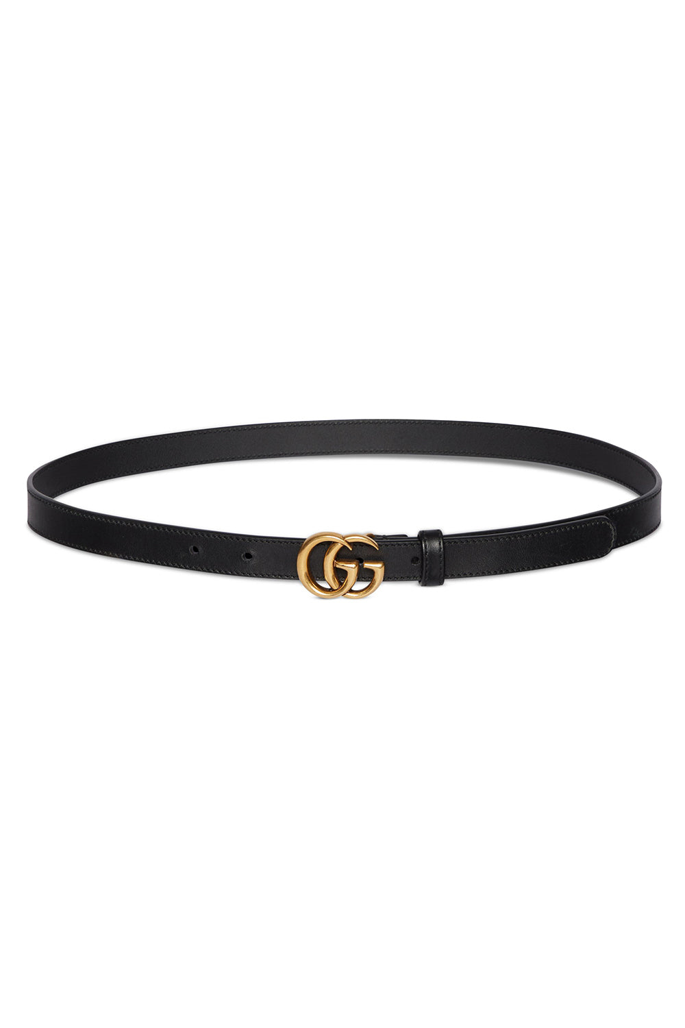 GG Marmont Moon black W.20 Belt - Black