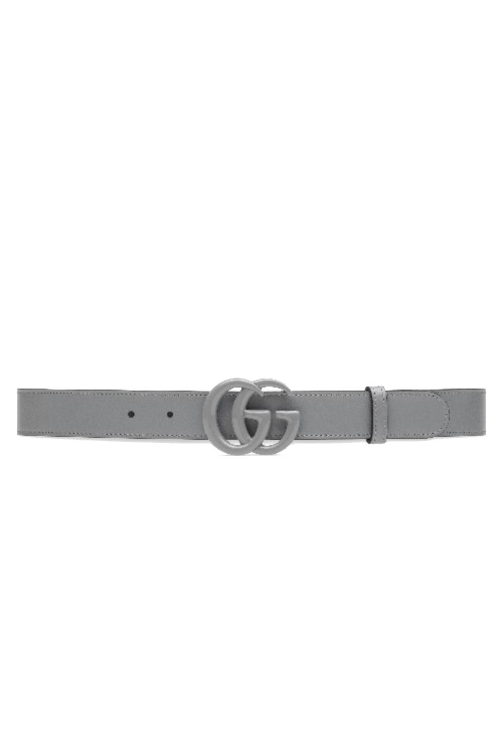 GG Marmont Azalea Mich deep grey W.30 Belt - Deep Grey